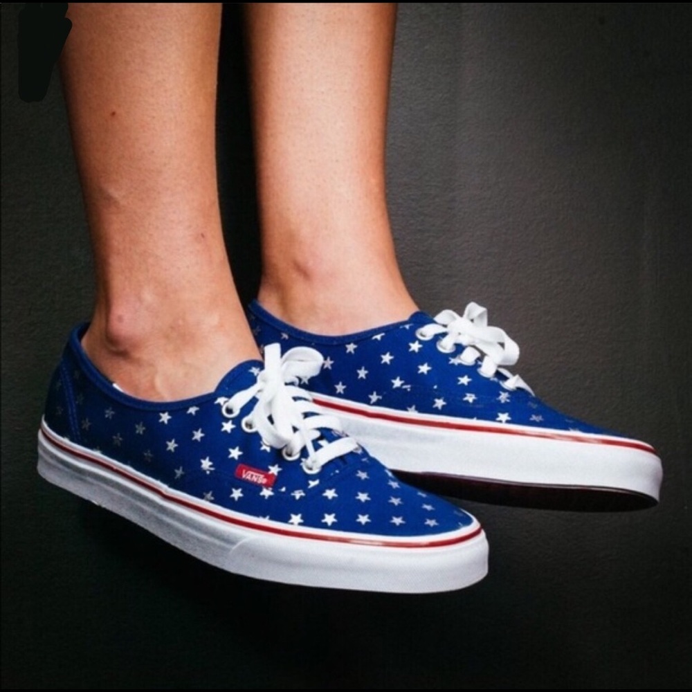 Vans American themed shoe